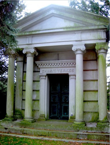 Charles Yerkes's mausoleum.