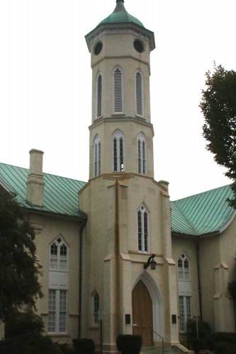 James Renwick's courthouse in Fredericksburg was built 1851-1852.