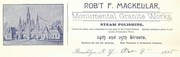 Letterhead of Robert F. MacKellar.