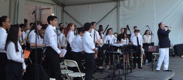 The ISO Band, led by Conductor Brian Worsdale.