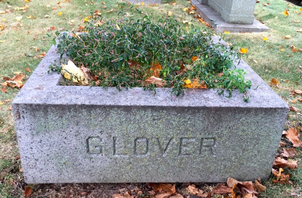 GLOVER inscribed.