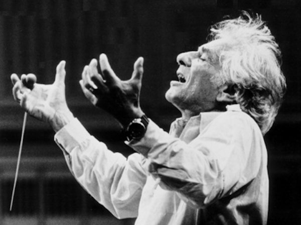 Leonard Bernstein conducting