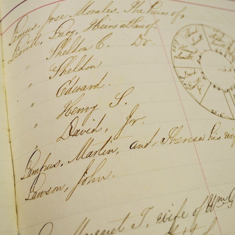 burial ledger handwriting