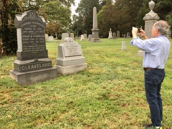 historian jeff richman with camera