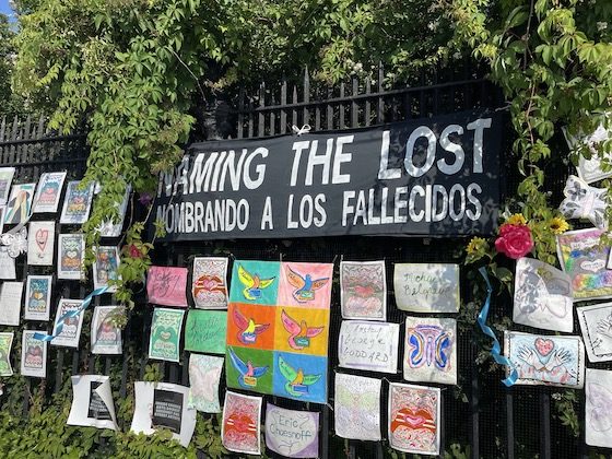 fence pandemic memorial