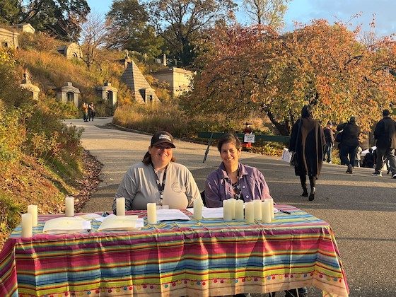 green-wood volunteer table