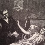 doctors talking with a woman in a bed