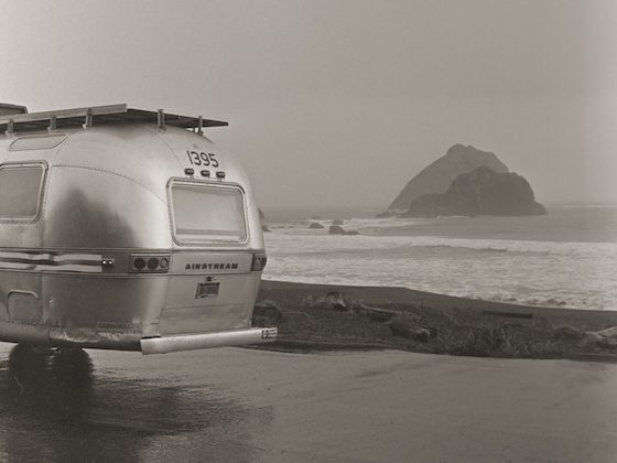 airstream at the beach