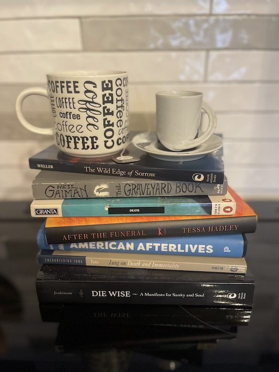 coffee mugs and death education literature